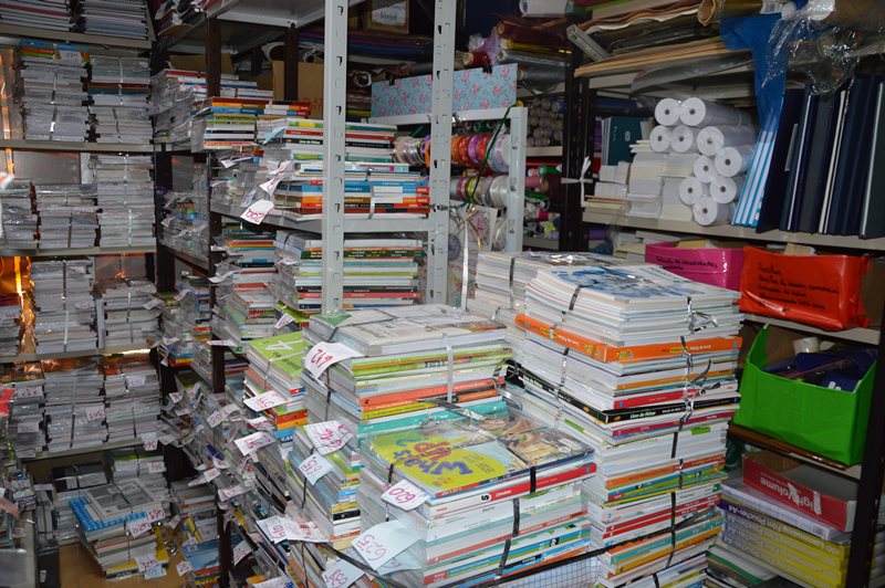 A papelaria, livraria Pitau tem mais de duas mil encomendas 