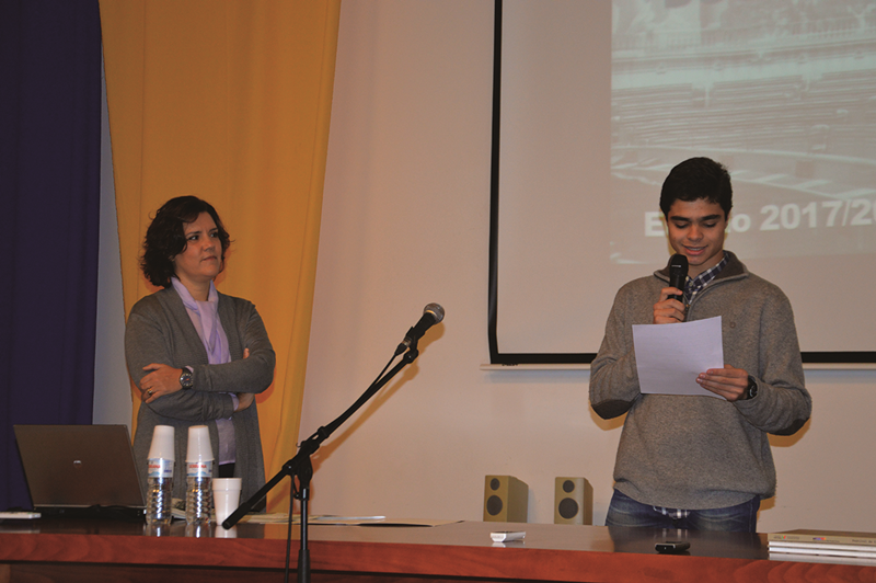 Pedro Dinis fez a apresentação da deputada e presidente do CDS-PP