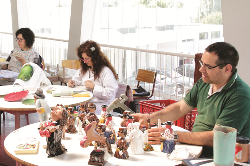 As Faianças Bordallo Pinheiro dinamizaram vários workshops de cerâmica