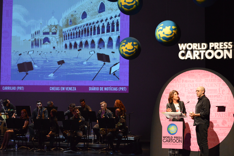 Portugal também integrou o grupo de premiados com a obra “Cheias em Veneza”, de André Carrilho