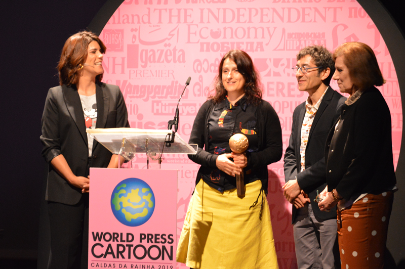 A dupla espanhola foi o primeiro casal de cartoonista a ser distinguido pelo WPC