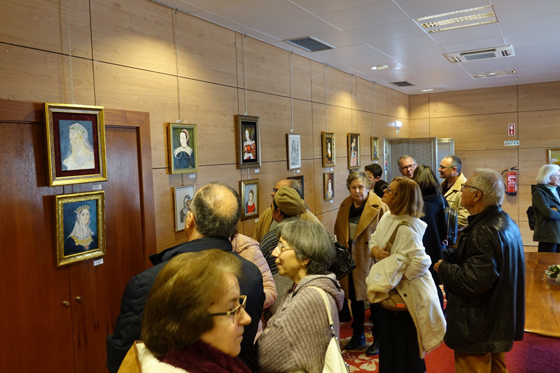  Inauguração da exposição de pintura “Estudos sobre retratos célebres”