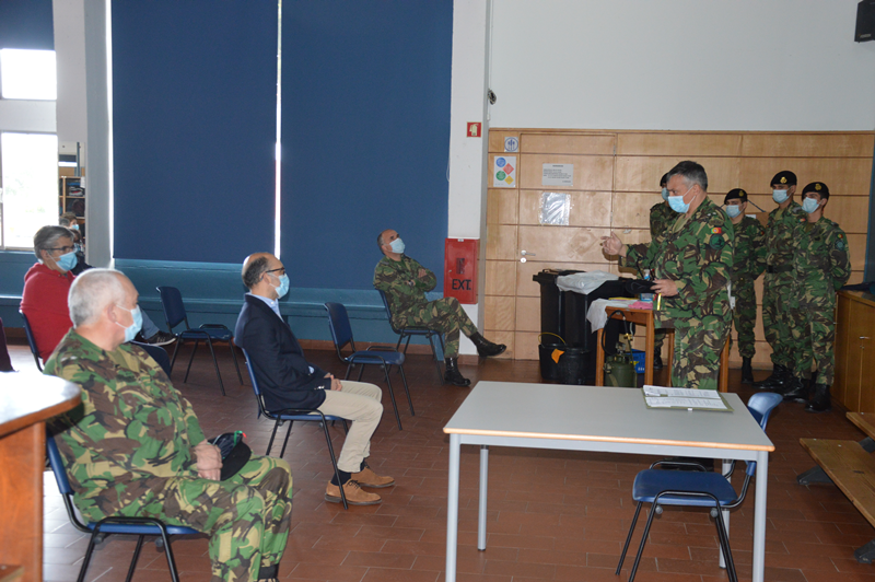 Militares da ESE deram formação às assistentes operacionais 