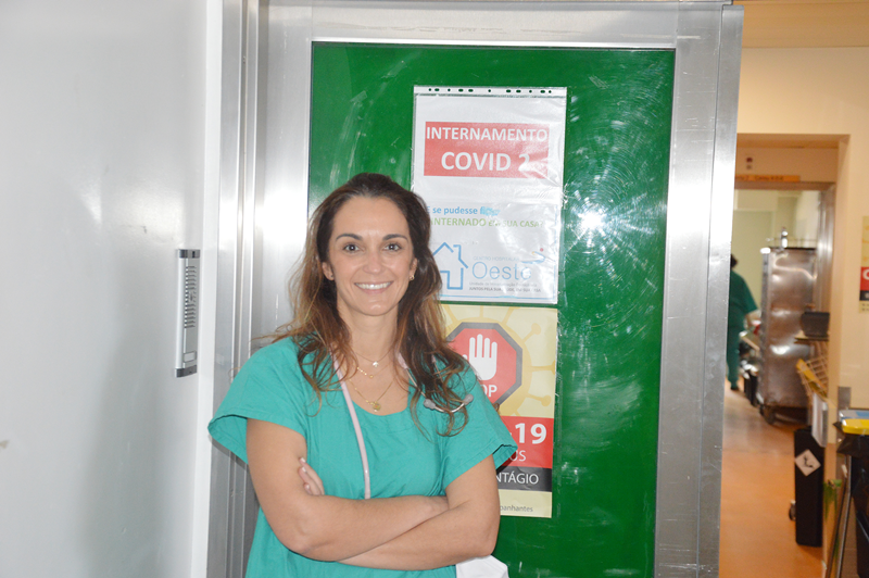 Joana Louro, coordenadora do Internamento Covid no hospital das Caldas  