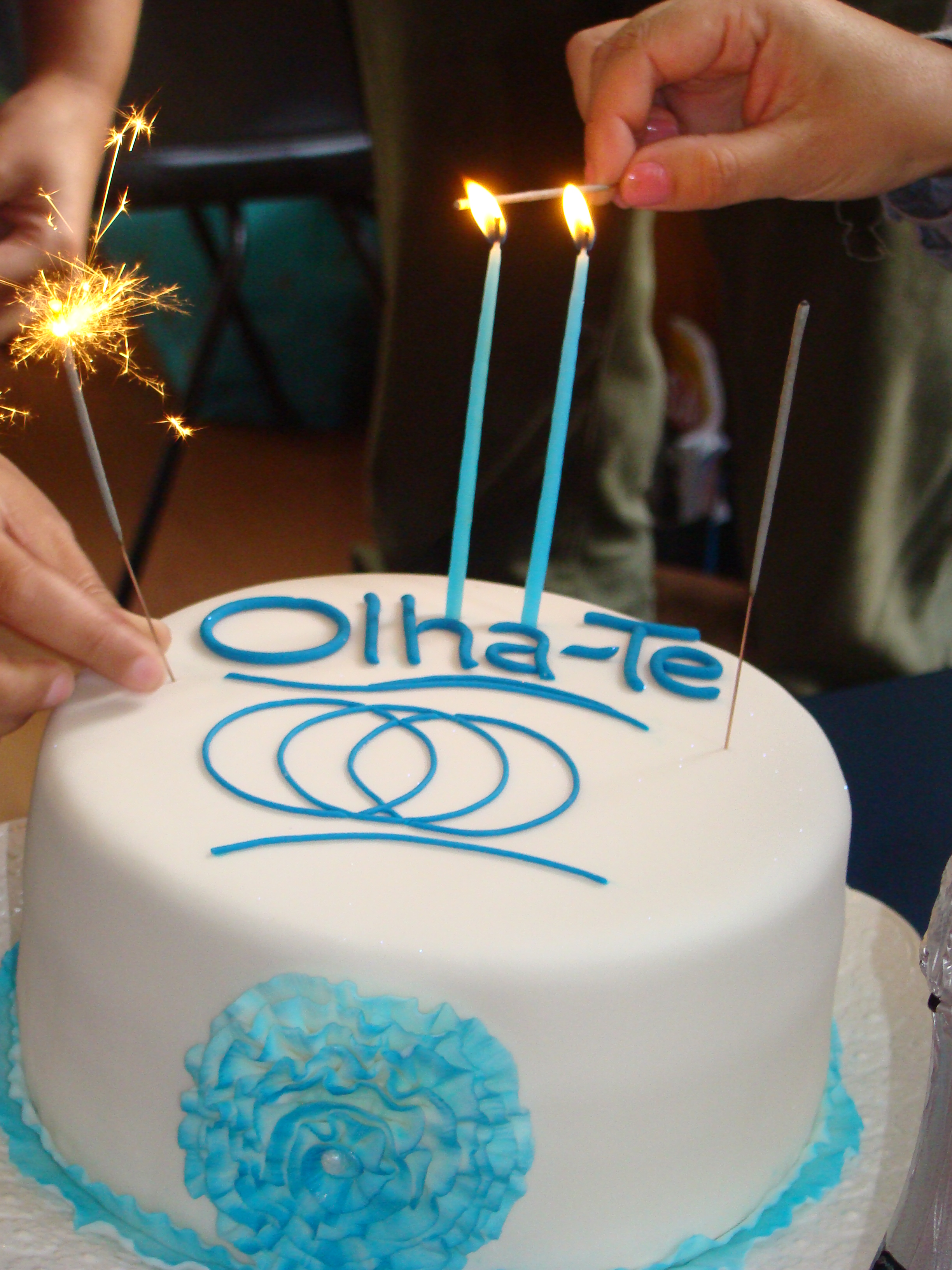 Bolo de aniversário oferecido pela cake designer Catarina Rola