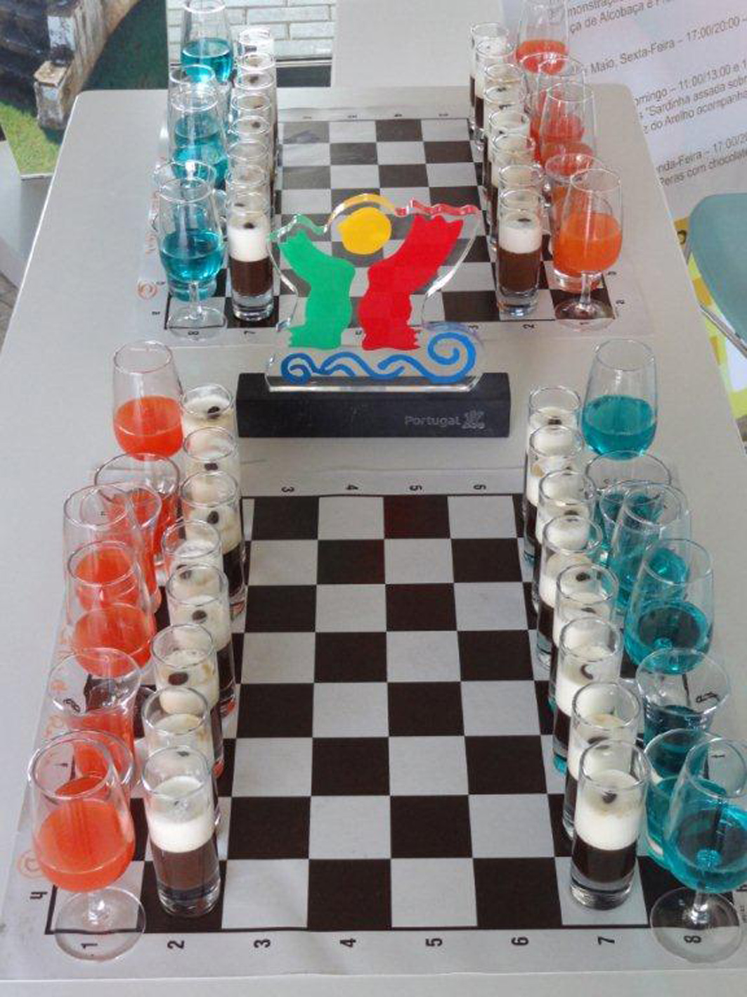 Jogo de xadrez inovador  
