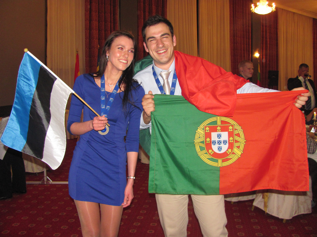 Tiago Luís, do curso de “Gestão de Turismo”, obteve uma medalha de bronze
