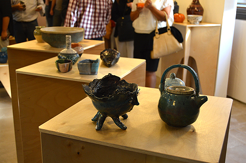  A mostra contou com vários trabalhos de Cerâmica e Vidro 