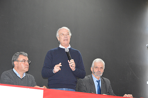 José Correia, Arménio Carlos e António Marques 